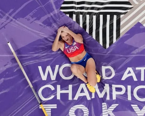 Katie Moon wins third global pole vault championship in thrilling Japanese final