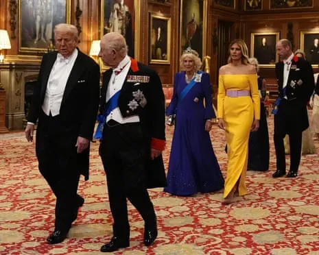 The Royal Family Present Red Carpet Amid Demonstrations; Kimmel Taken Off Air Over Kirk Remarks
