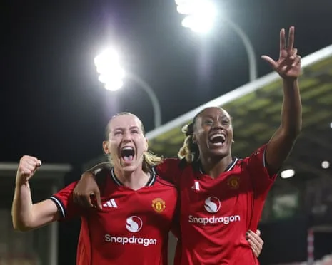 E. Terland Treble Propels United Into Women's Champions League Group Stage
