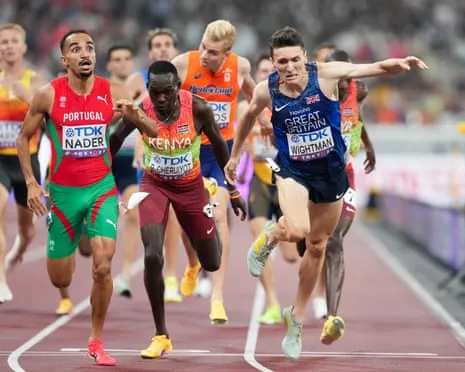 UK's Jake Wightman Narrowly Misses Gold as Portuguese Isaac Nader Claims Stunning 1500m Victory