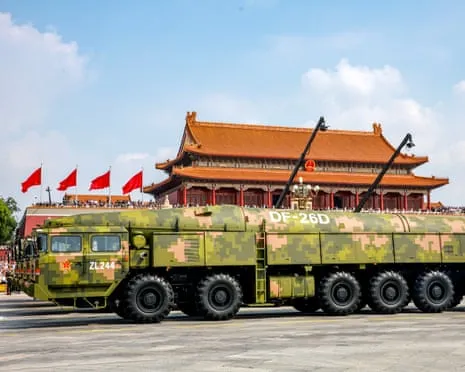 Existence in the Target Zone of Beijing’s So-Called Guam Killer Missiles