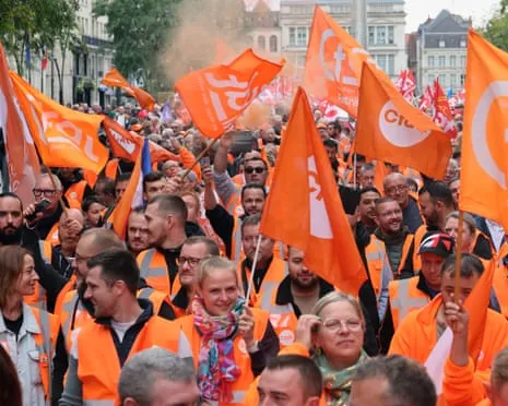 Countrywide Walkout Action Draws Vast Numbers Protesting Across France